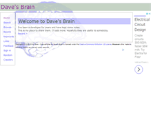 Tablet Screenshot of davekb.com